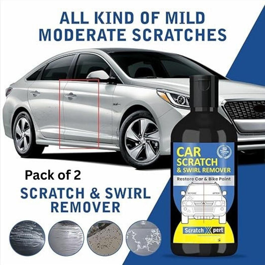 Car Scratch & Swirl Removal Compound Polish | Instant Finish Restorer (Pack of 2)